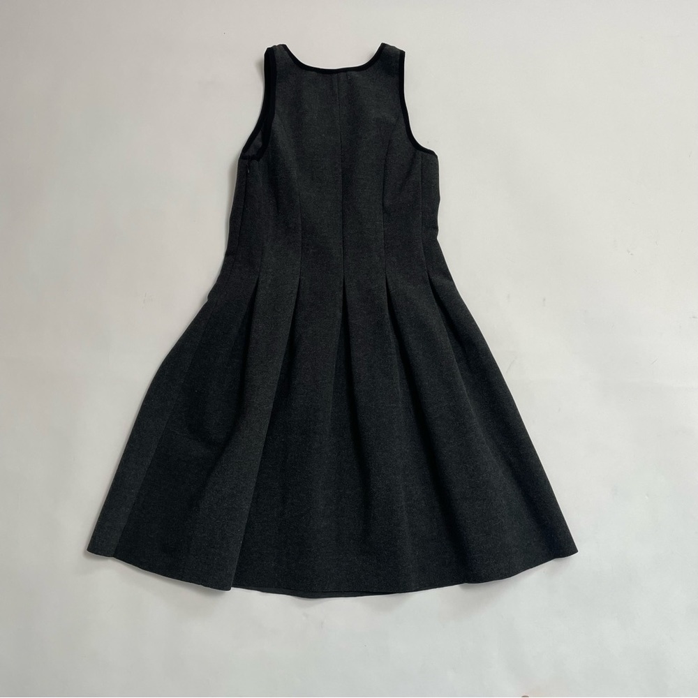 SHADES IF GREY BY MICAH COHEN charcoal and black flare dress - Picture 8 of 8
